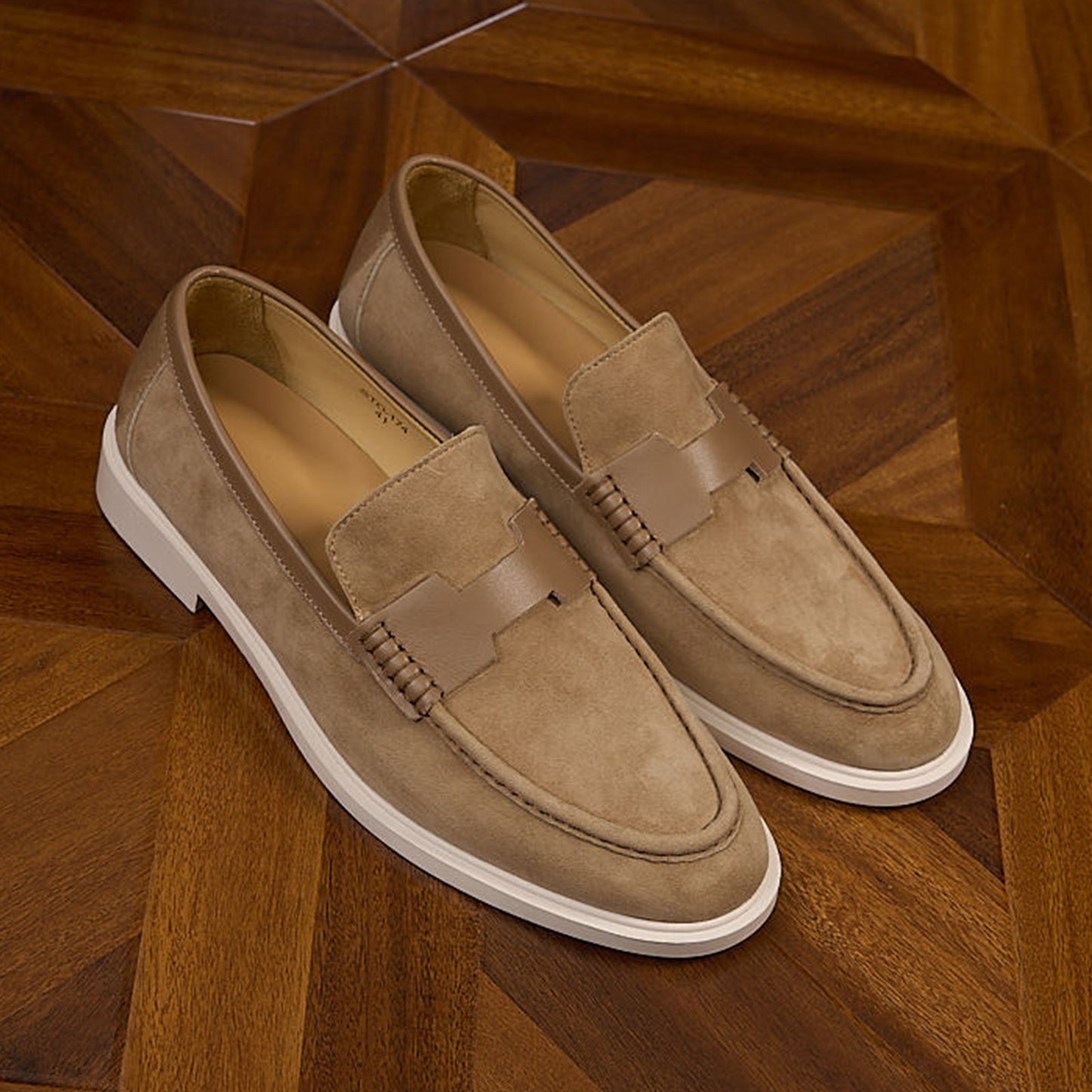 Suede Slip-On Men's Loafers | Soft Texture & Clean Minimal Profile