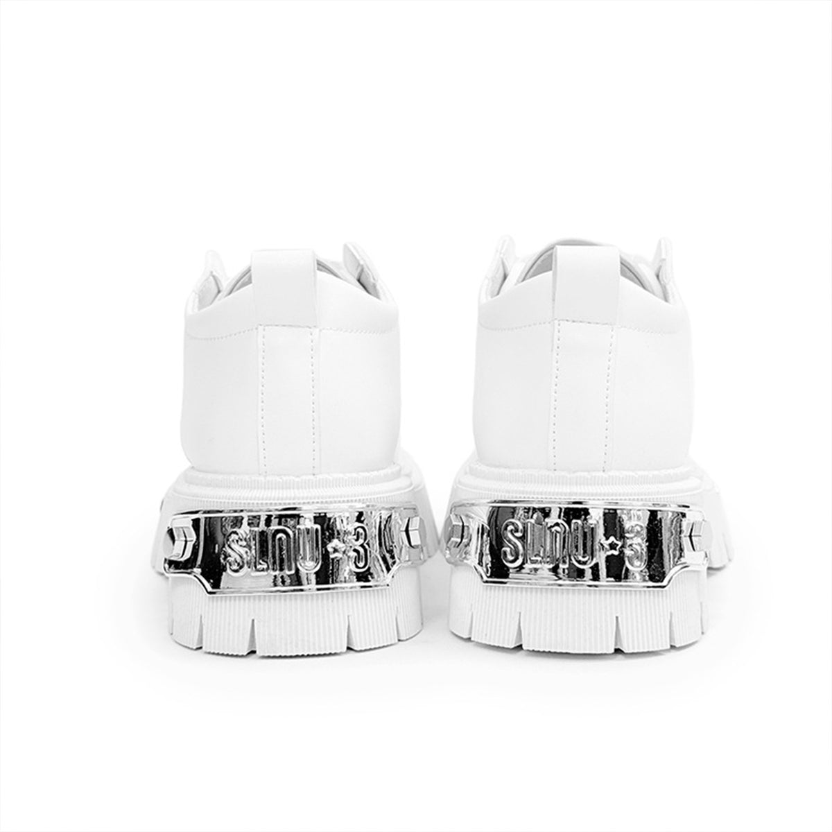 Men's Chunky Platform Derby Shoes | with Metallic Studs