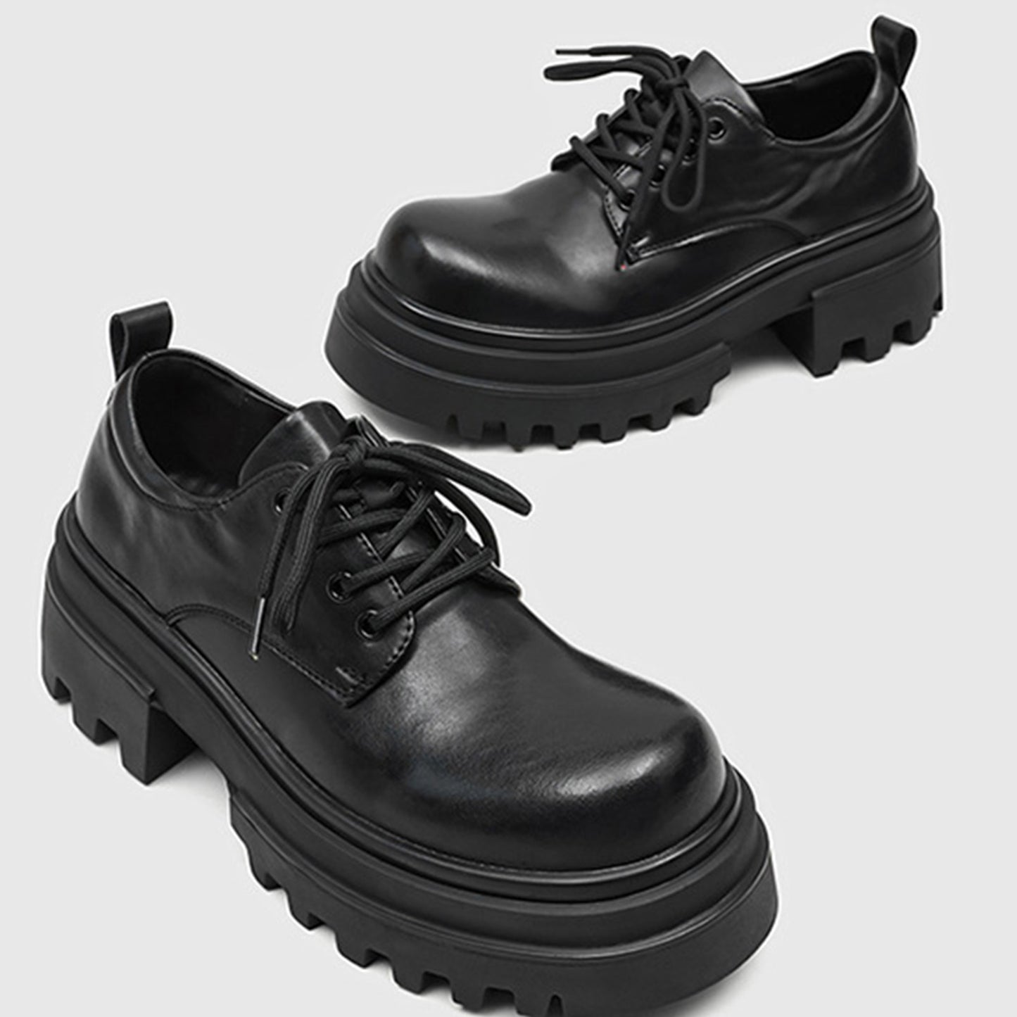 Men‘s Derby Shoes with Architectural Chunky Sole for Men