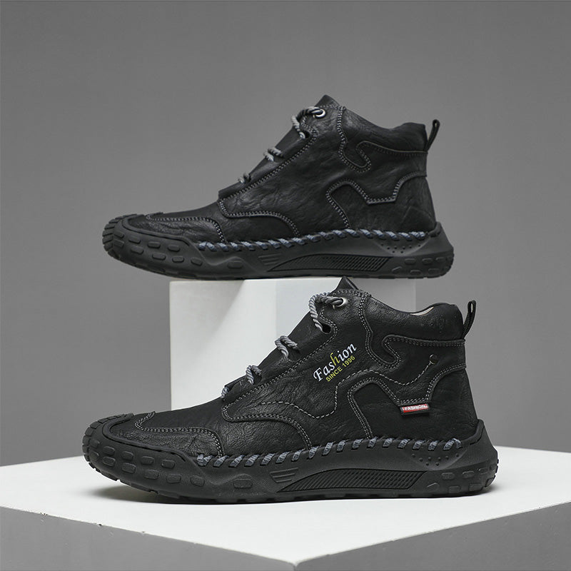 Heritage-Inspired Martin Boots: Artisan Stitching & Durable Construction