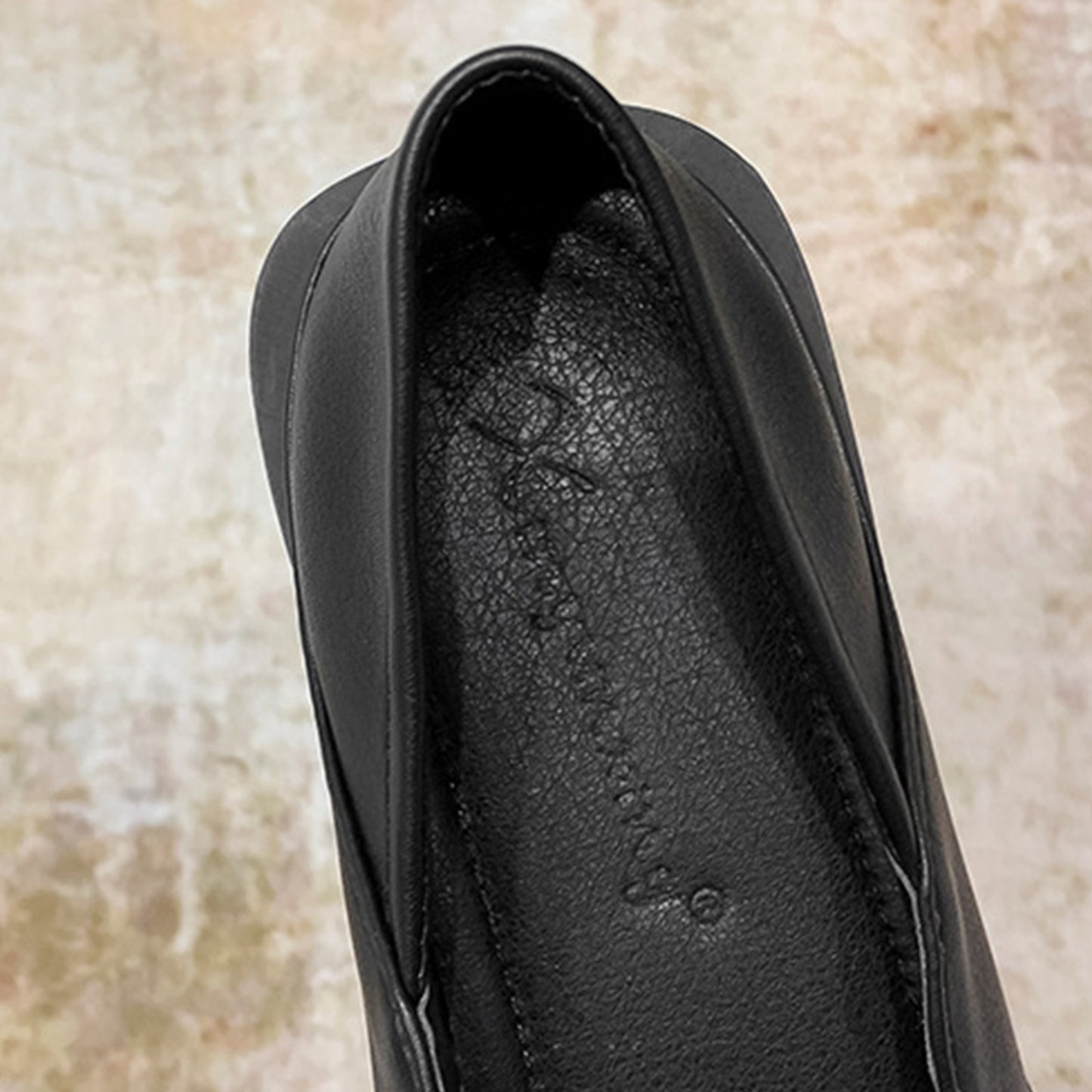 Square-Toe Loafers for Women with Statement Metallic Buckle