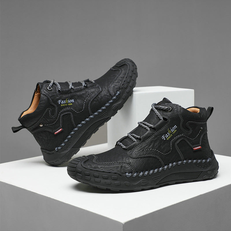 Heritage-Inspired Martin Boots: Artisan Stitching & Durable Construction