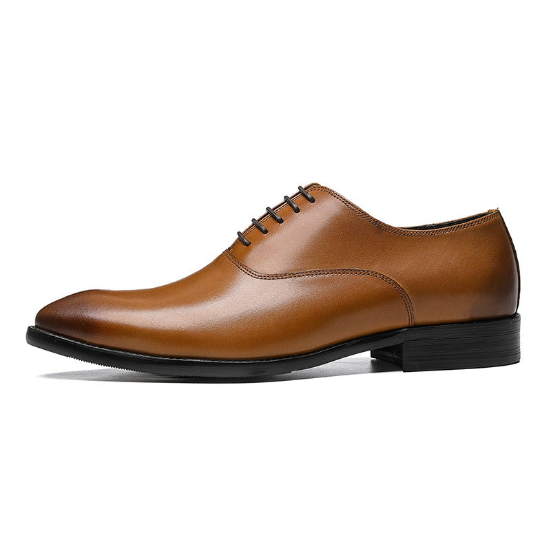 Men's Classic Oxford Shoes Precision Stitching Breathable Comfort