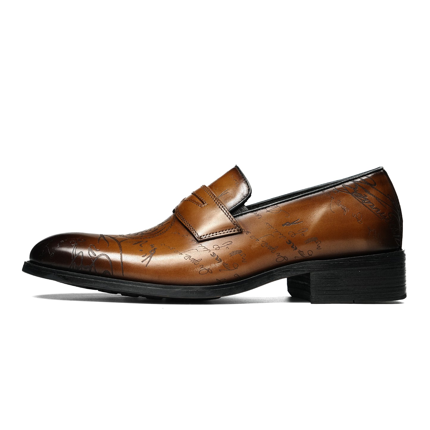 Men's Artisan-Carved Loafers: Intricate Detailing & Timeless Sophistication