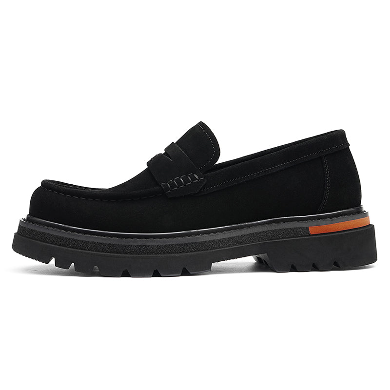 Men's Chunky Sole Suede Loafers