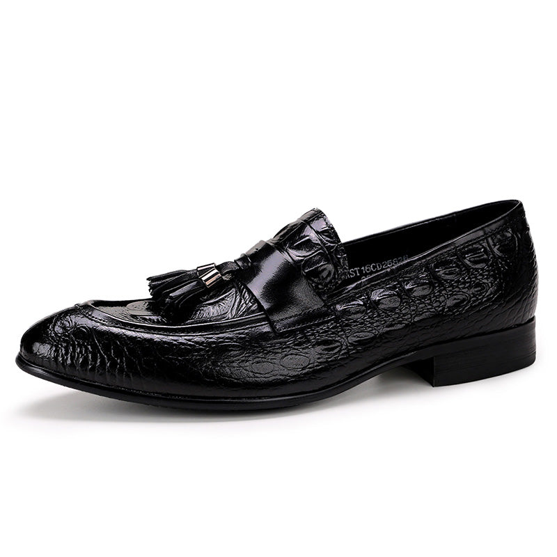 Handcrafted Men's Tassels Loafers