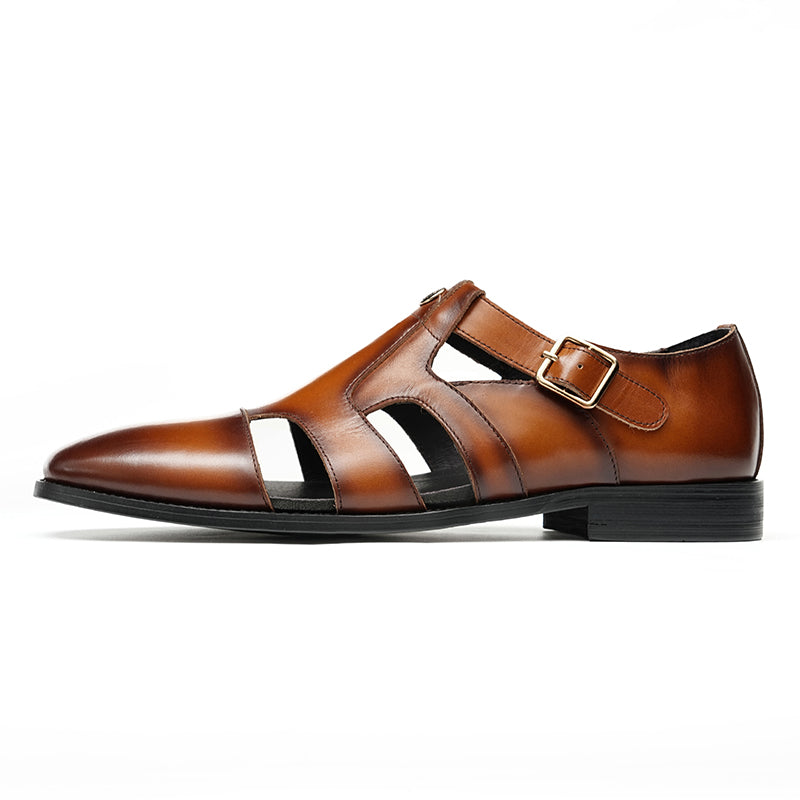 Men’s Roman Cutout Sandals Fisherman Shoes