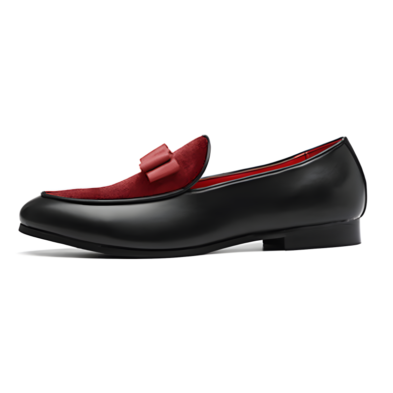 Men’s Loafers Velvet Bow