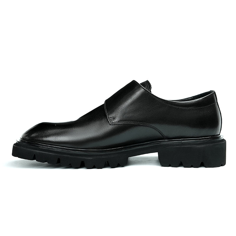 Men's Square-Toe Monk Strap Shoes