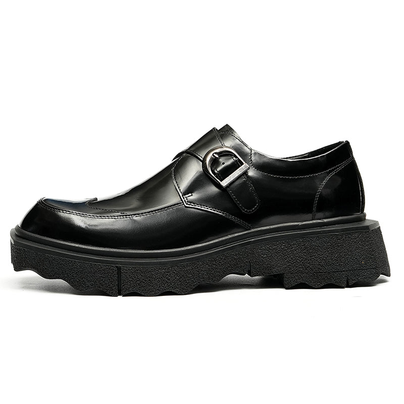 Men's Monk Strap Dress Shoes Thick-Soled