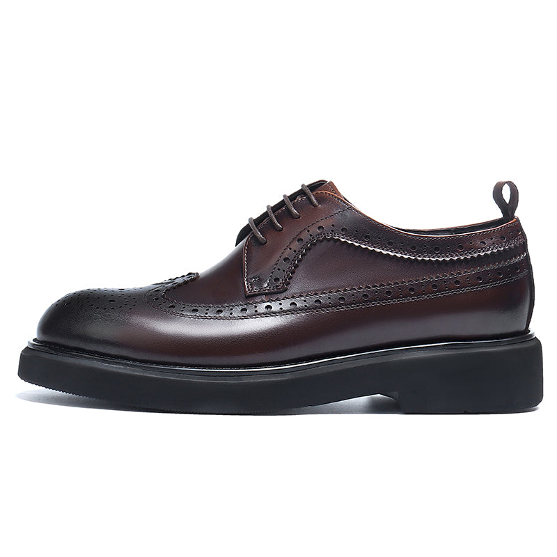 Men's Brogue Derby Dress Shoes