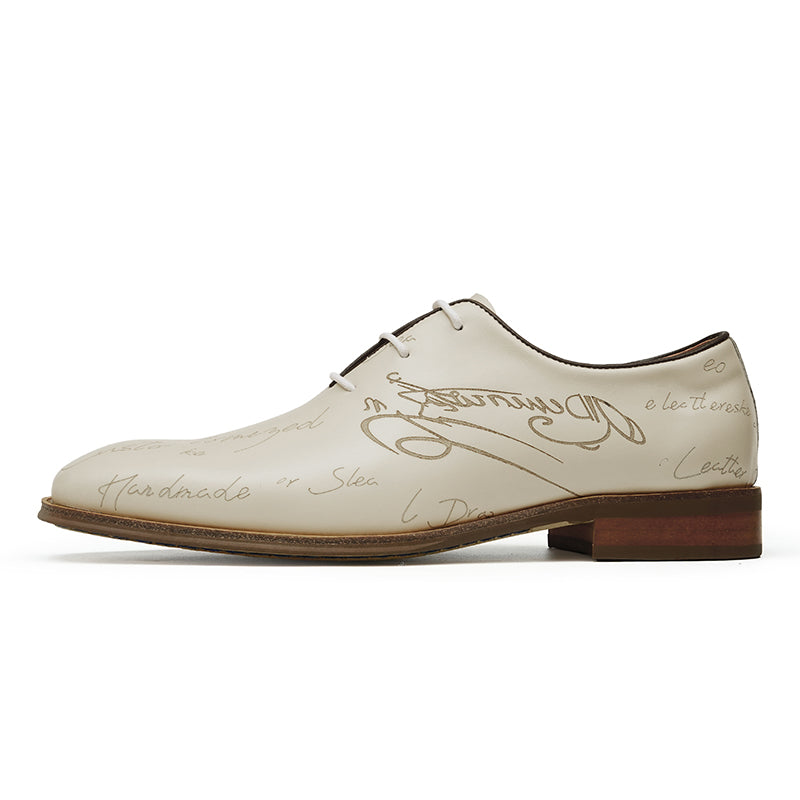 Men's Oxfords Shoes Handwritten Dress Shoes