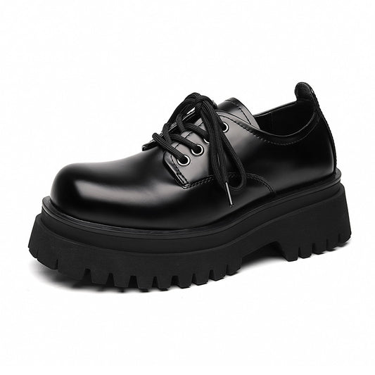 Men's Elevated Derby Shoes: Architectural Design & Metropolitan-Ready Versatility