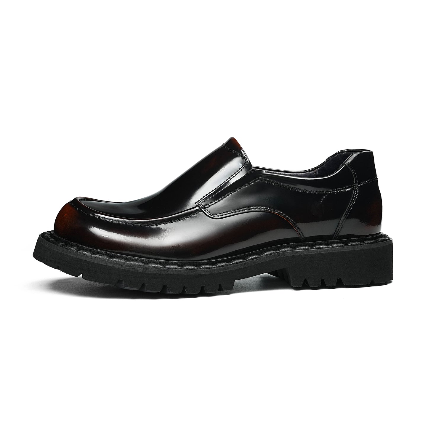 Men's Loafers: Sculpted Toe Design & Architectural Sole Definition