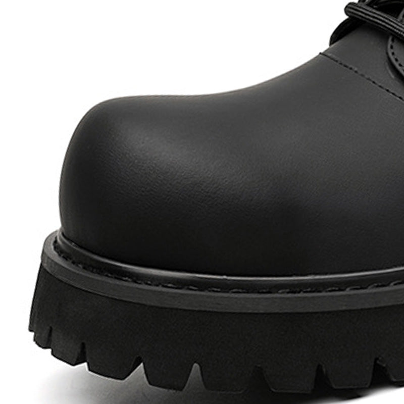Men's Ankle Martin Boots: Sculptural Presence & Urban-Adaptive Foundation