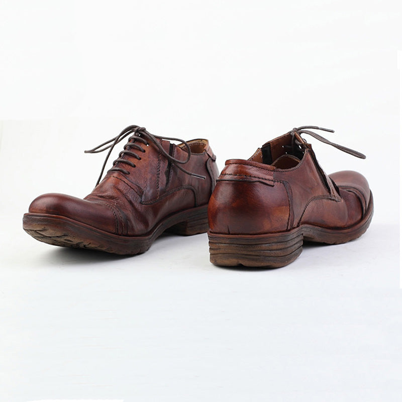 Men's Oxford Shoes Vintage Handcrafted Leather