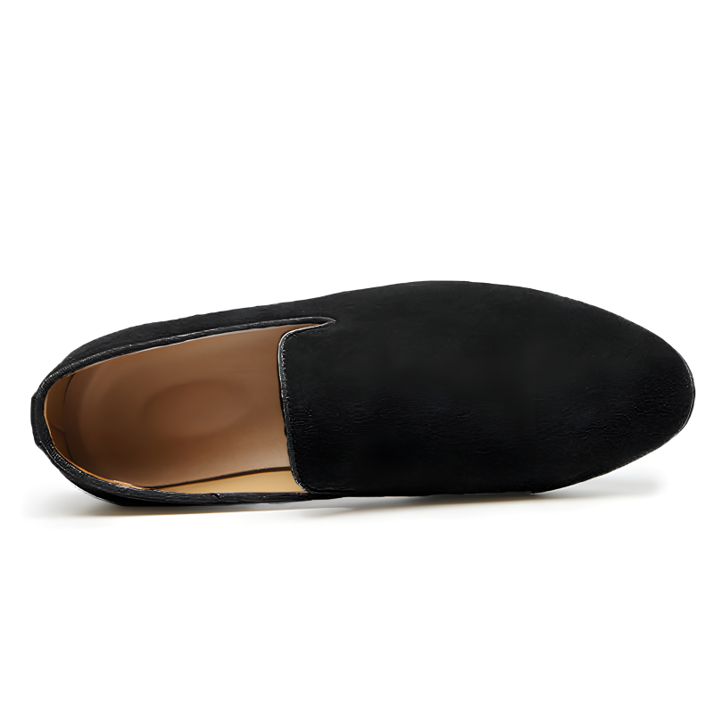Men’s Suede Slip-On Loafers – Soft & Stylish Casual Dress Shoes
