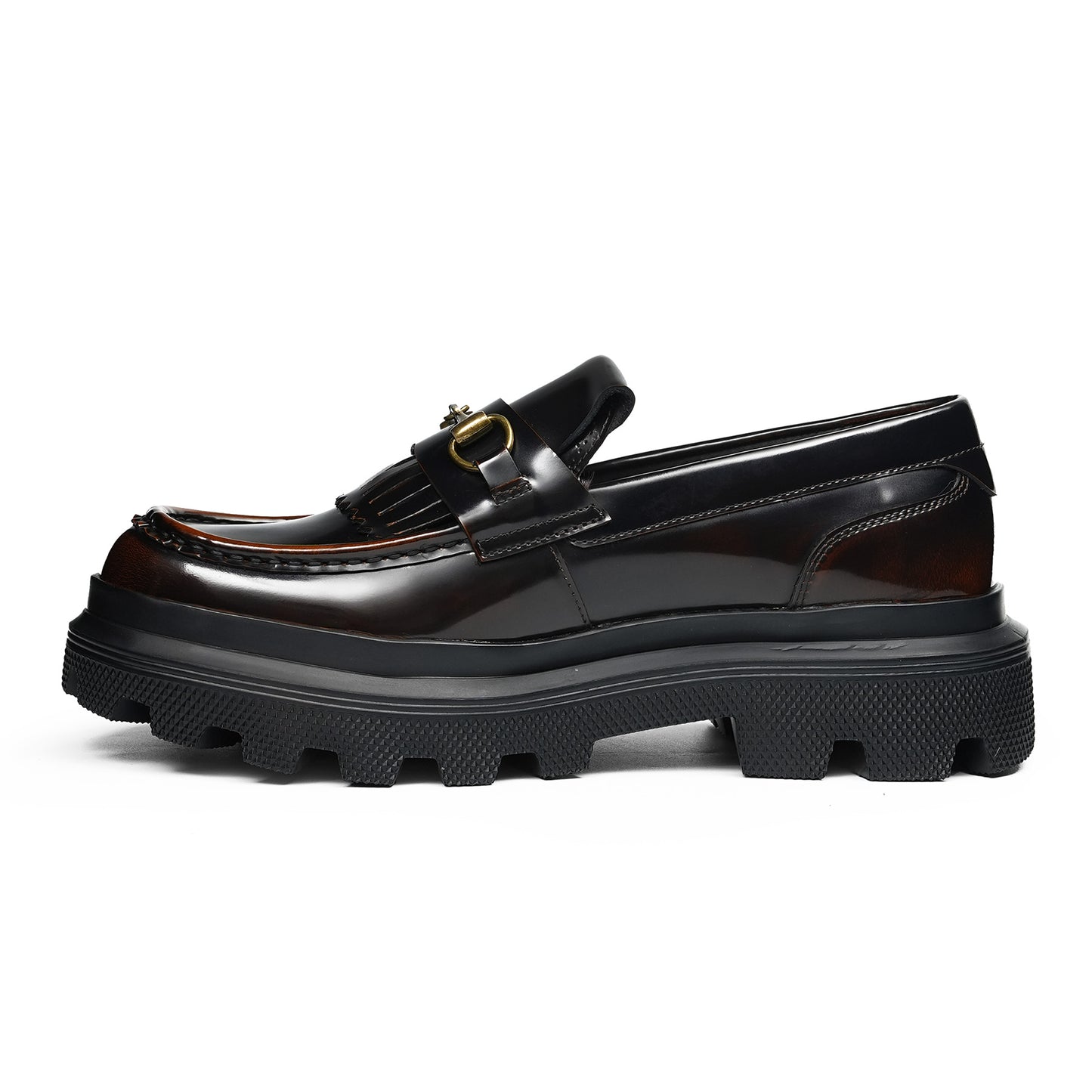 Men's Horsebit Loafers: Platform Sole & Timeless Hardware Detailing