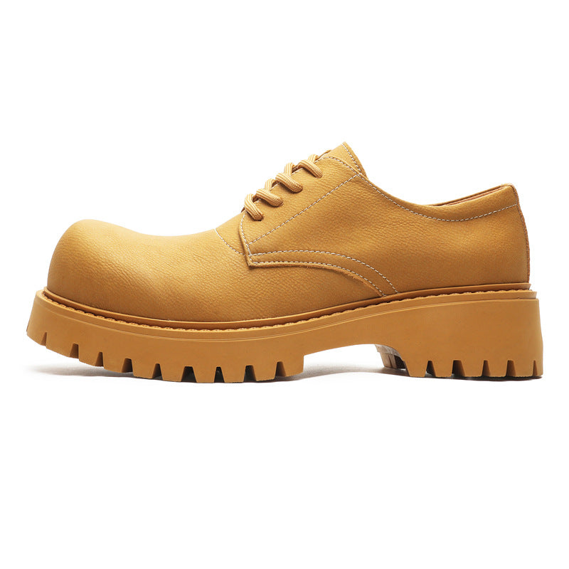 Men's Ankle Martin Boots: Sculptural Presence & Urban-Adaptive Foundation