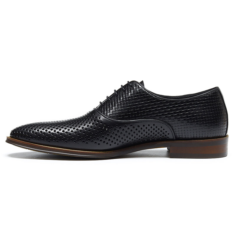 Men's Perforated Oxford Shoes Breathable Mesh