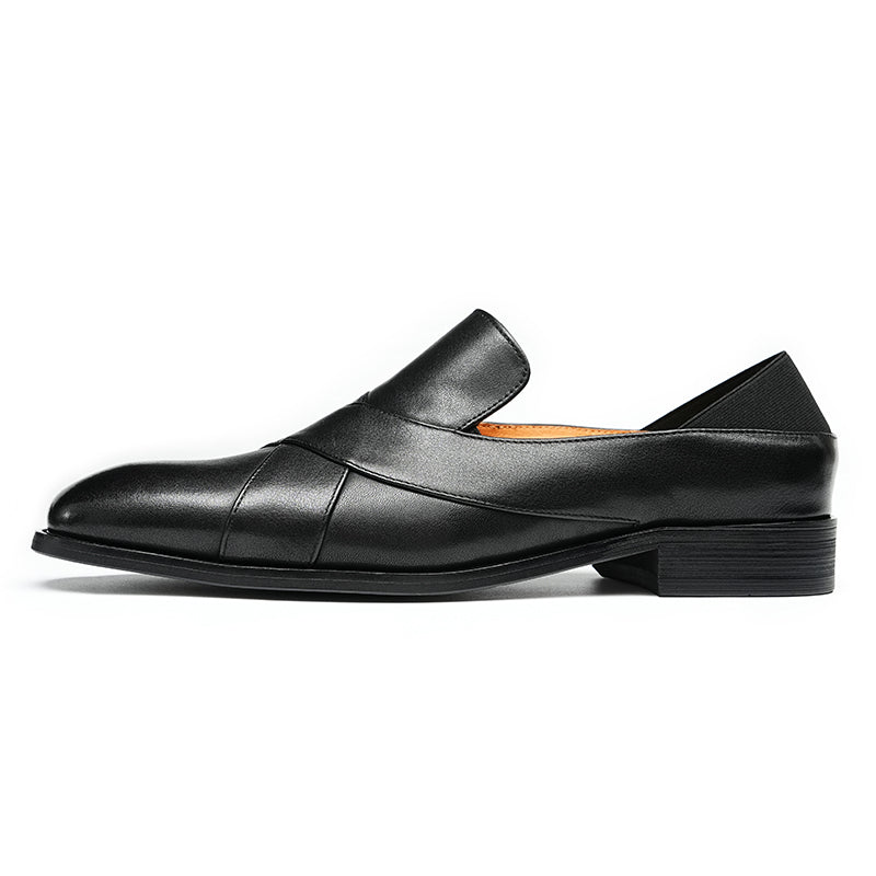 Men’s Loafers with Sleek Crossover Design