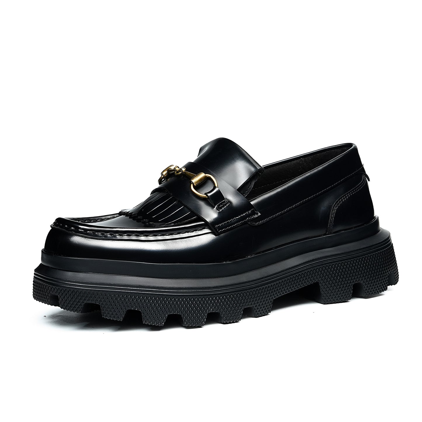 Men's Horsebit Loafers: Platform Sole & Timeless Hardware Detailing
