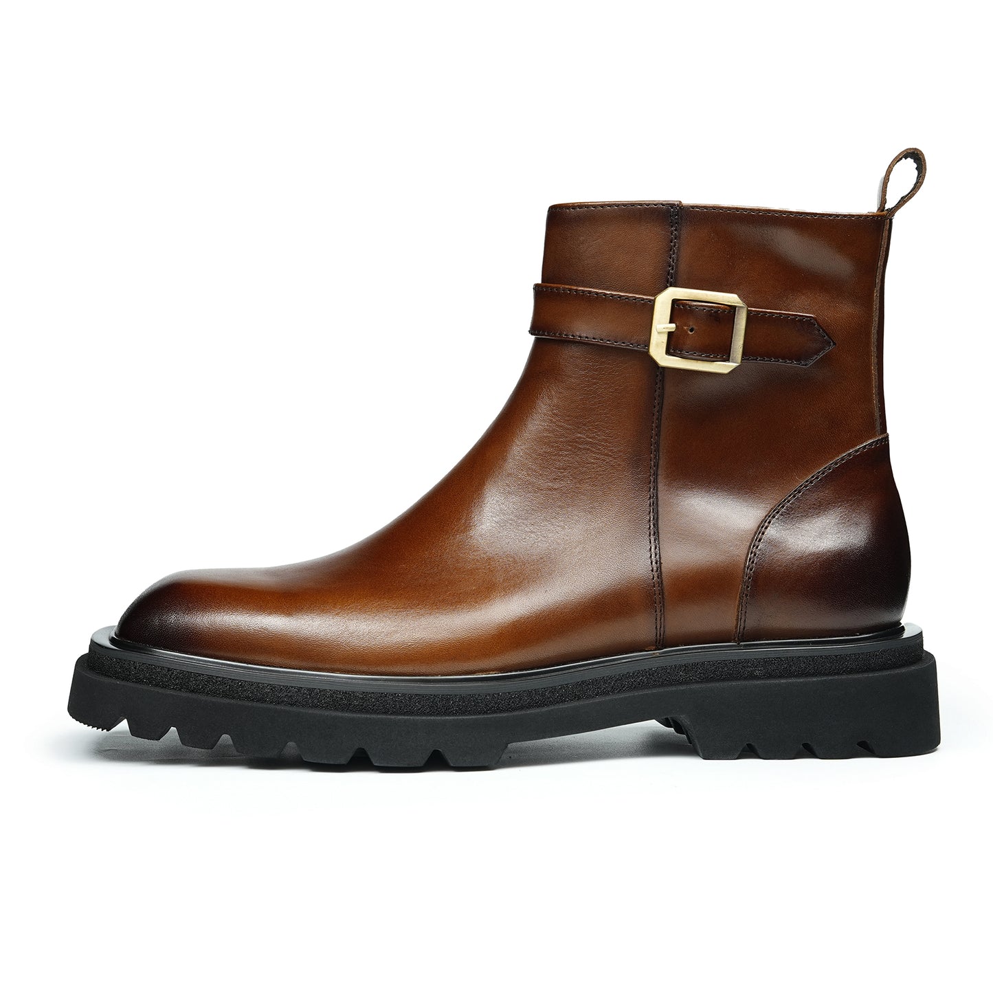 Men's Chelsea Boots: Supple Lining & Side-Zip Access in Durable Leather