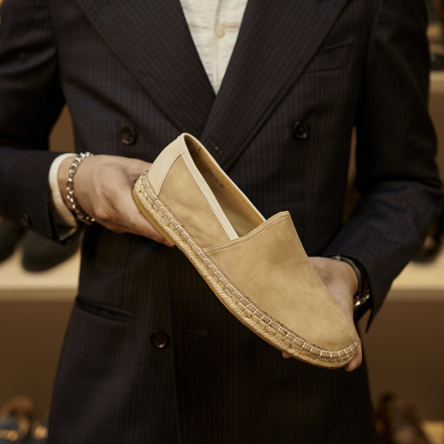 Men’s Sheepskin Slip-On Loafers – Soft Breathable and Slip-Resistant