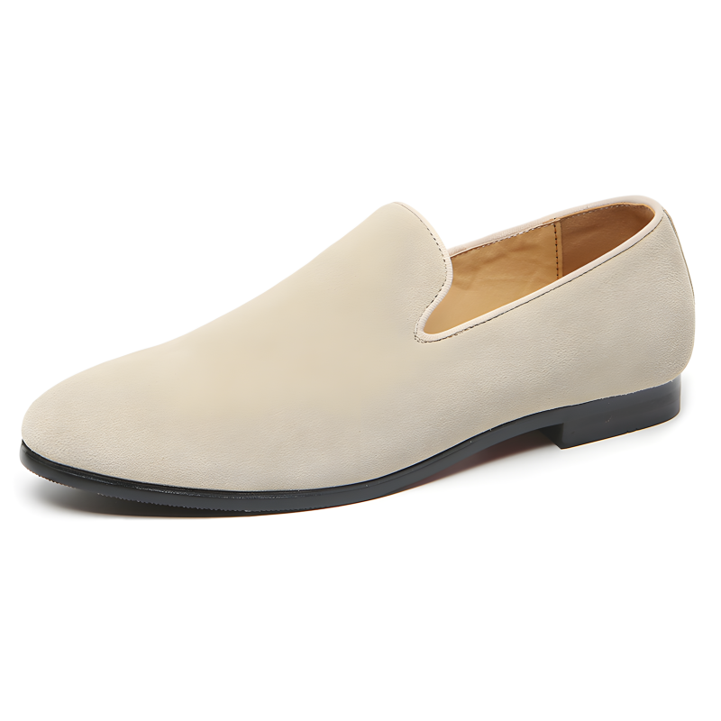 Men’s Suede Slip-On Loafers – Soft & Stylish Casual Dress Shoes