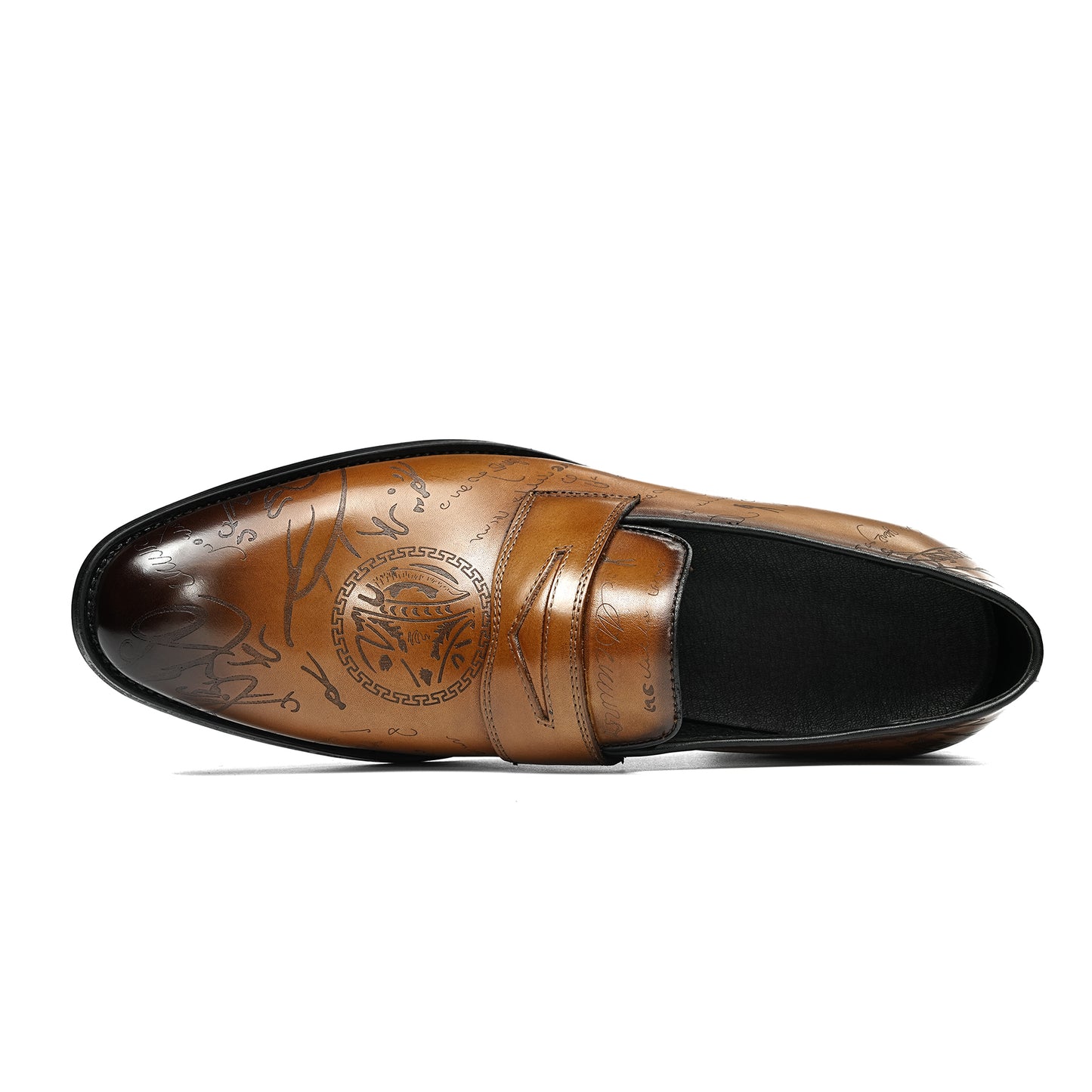 Men's Artisan-Carved Loafers: Intricate Detailing & Timeless Sophistication