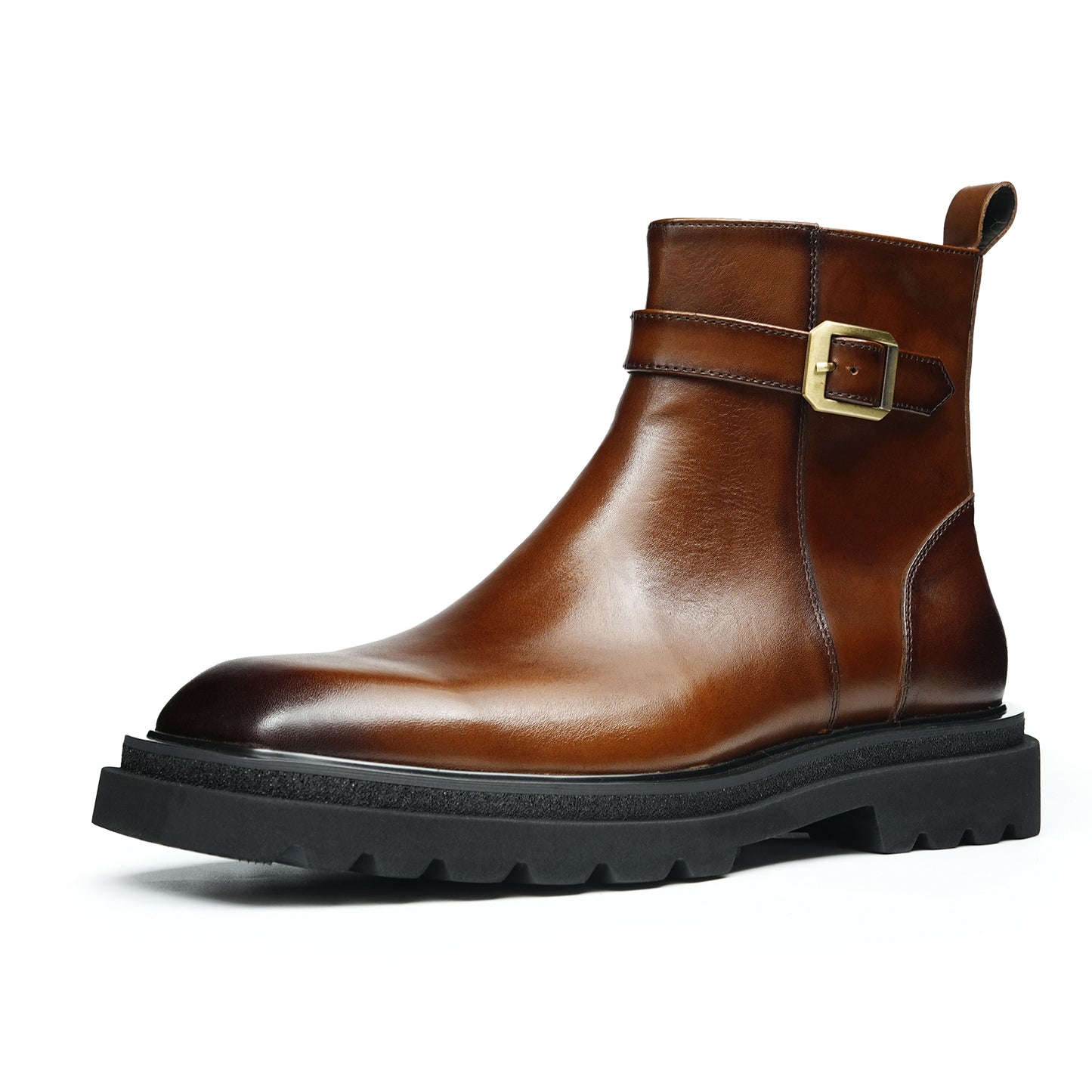 Men's Chelsea Boots: Supple Lining & Side-Zip Access in Durable Leather