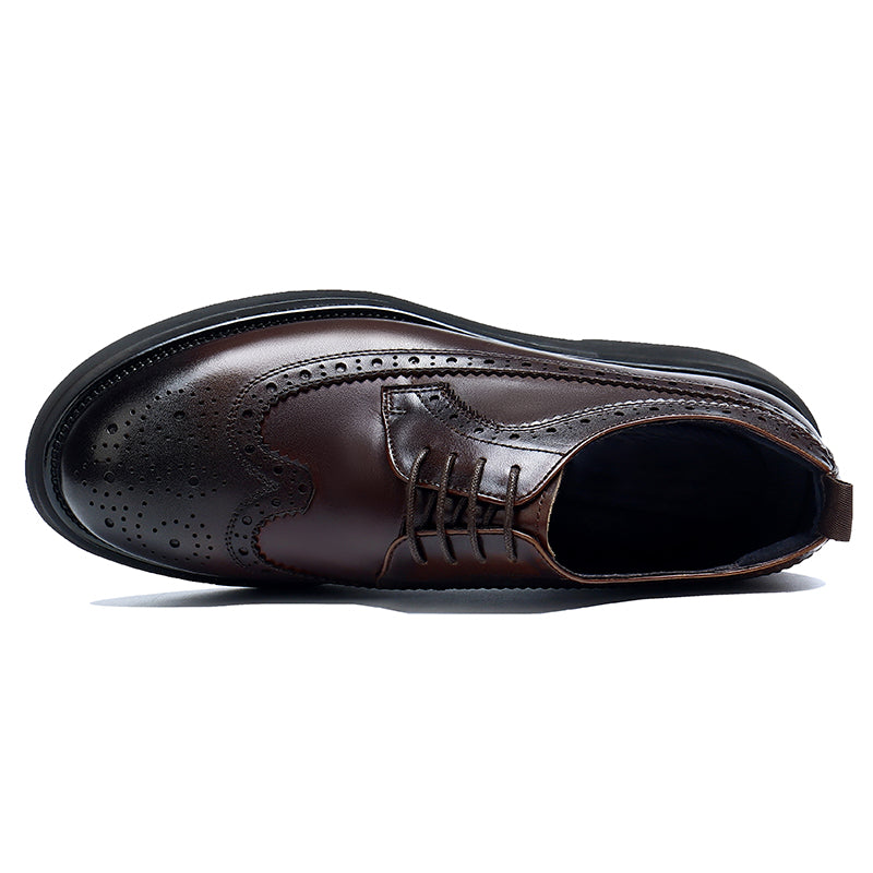 Men's Brogue Derby Dress Shoes