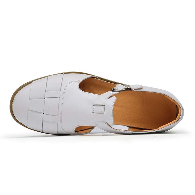 Classic Woven Leather Men's Sandal