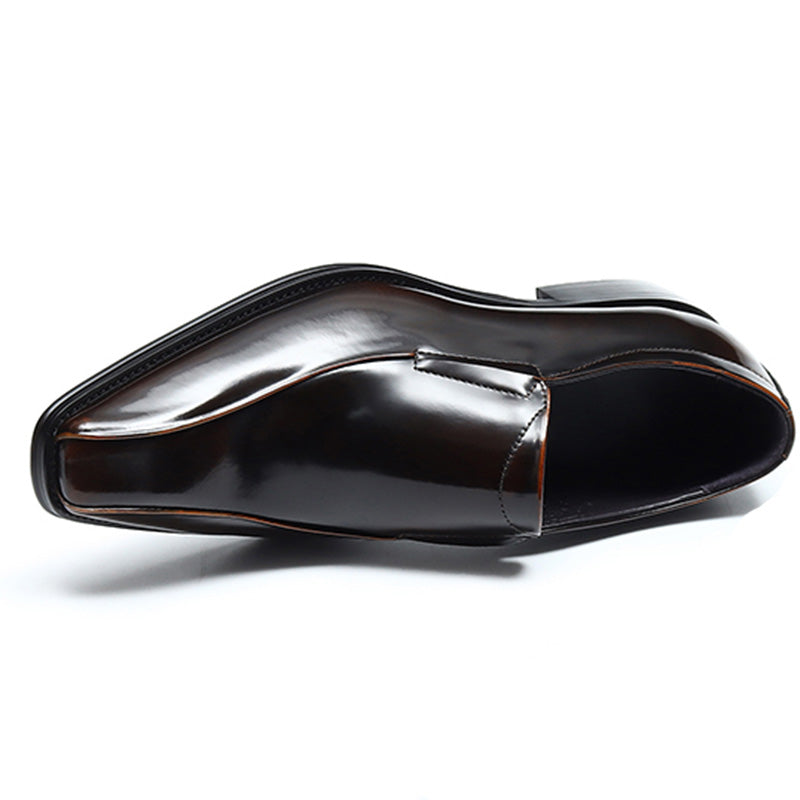 Men's Pointed-Toe Loafers Dress Shoes
