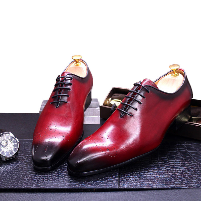 Men's Oxford Shoes Classic Brogue Handcrafted