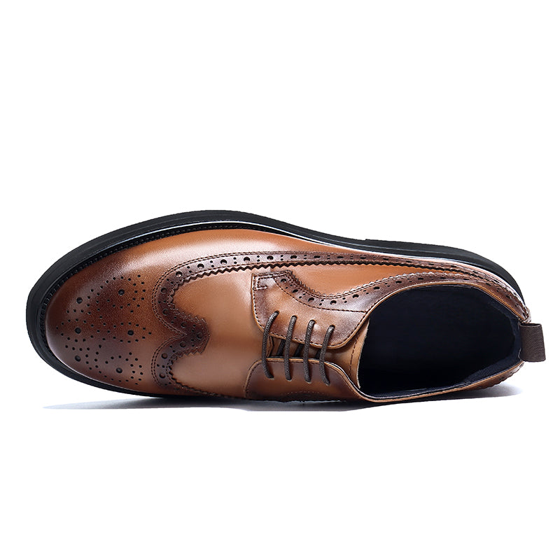 Men's Brogue Derby Dress Shoes