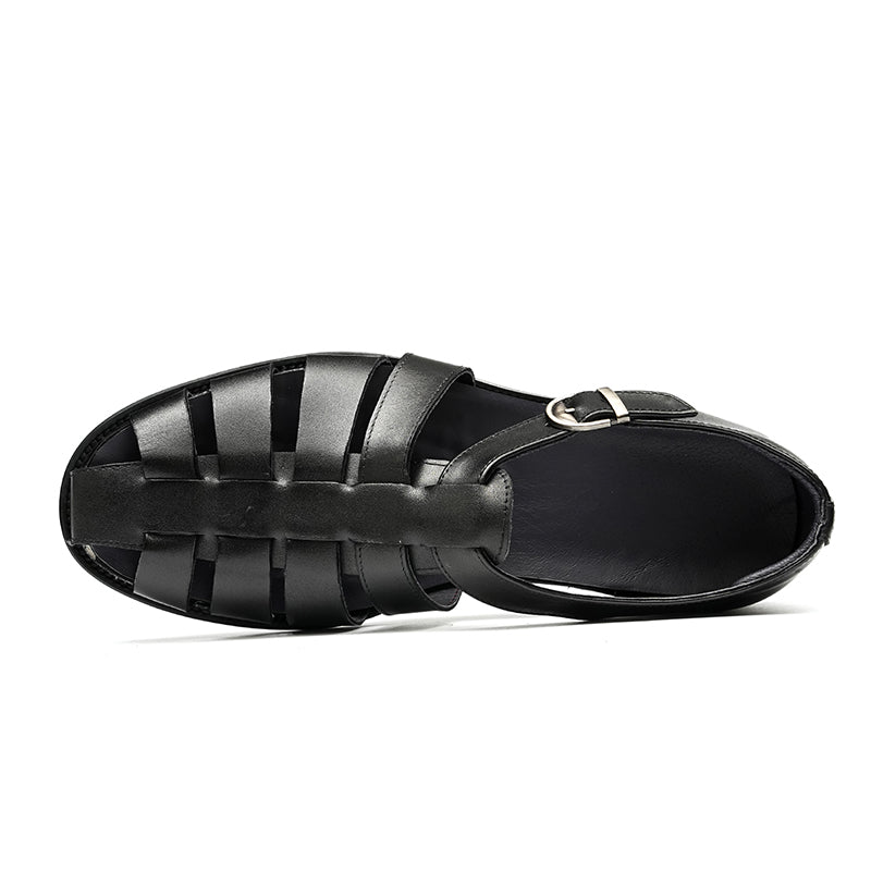 Classic Men’s Leather Fisherman Dress Sandals