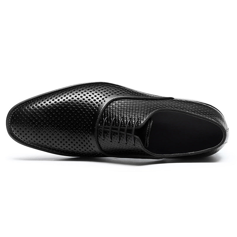 Men's Perforated Oxford Shoes Breathable Mesh
