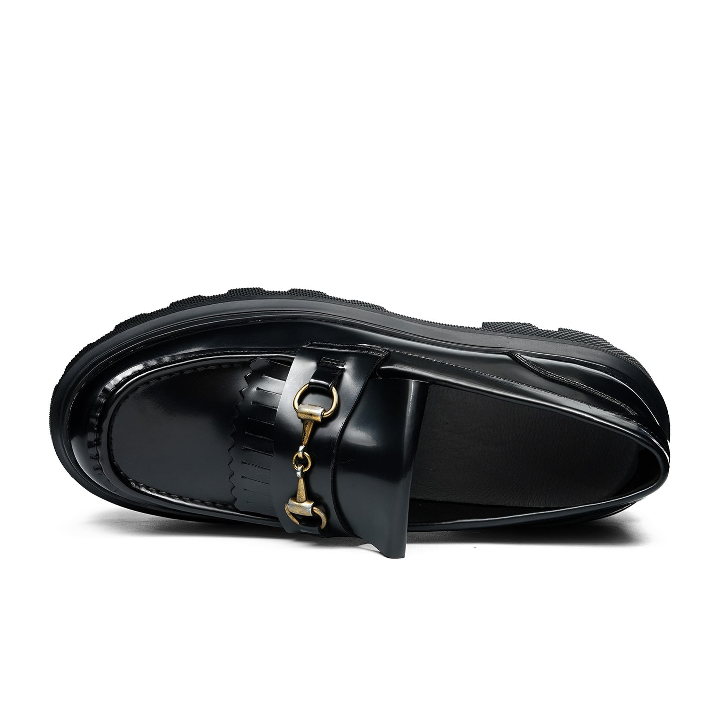 Men's Horsebit Loafers: Platform Sole & Timeless Hardware Detailing