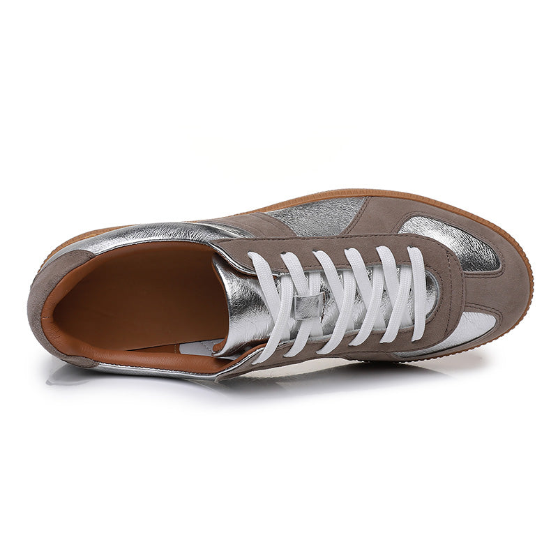 Men's Training Sneakers: Contrasting Tactile Textures & Supple Inner Comfort