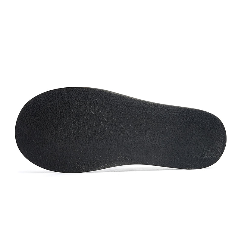 Men's Loafers - Double-Stitched Straps & Flex Heel Comfort