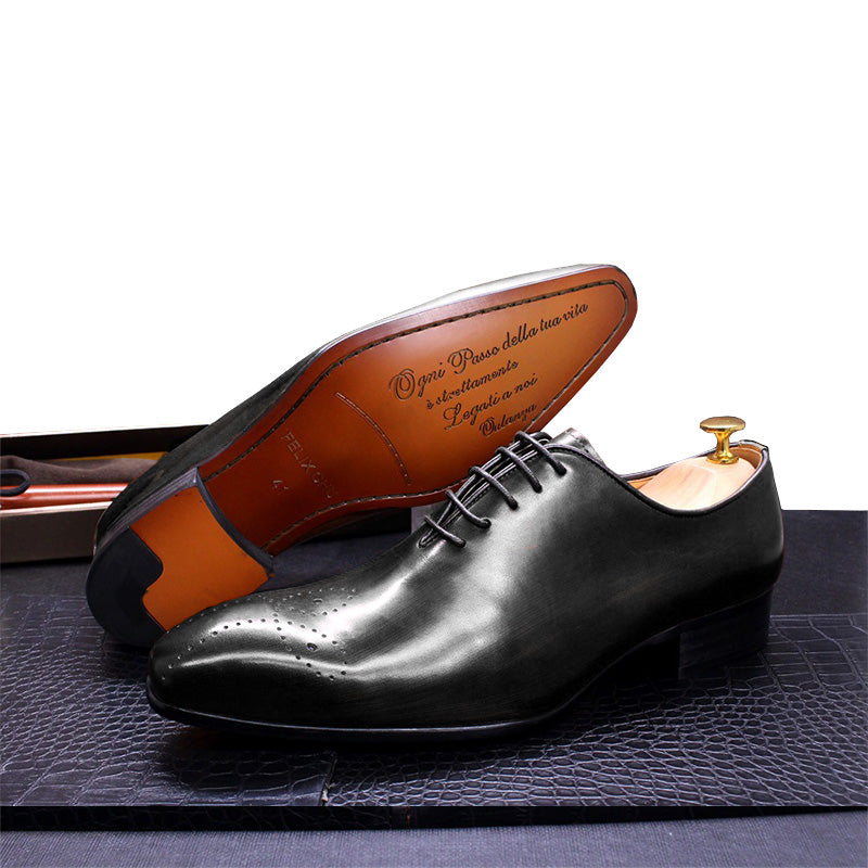 Men's Oxford Shoes Classic Brogue Handcrafted