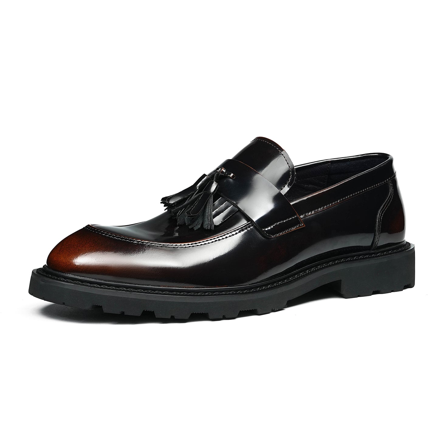 Men's Luminous Tassel Loafers: Artisan Detailing & Effortless Sophistication