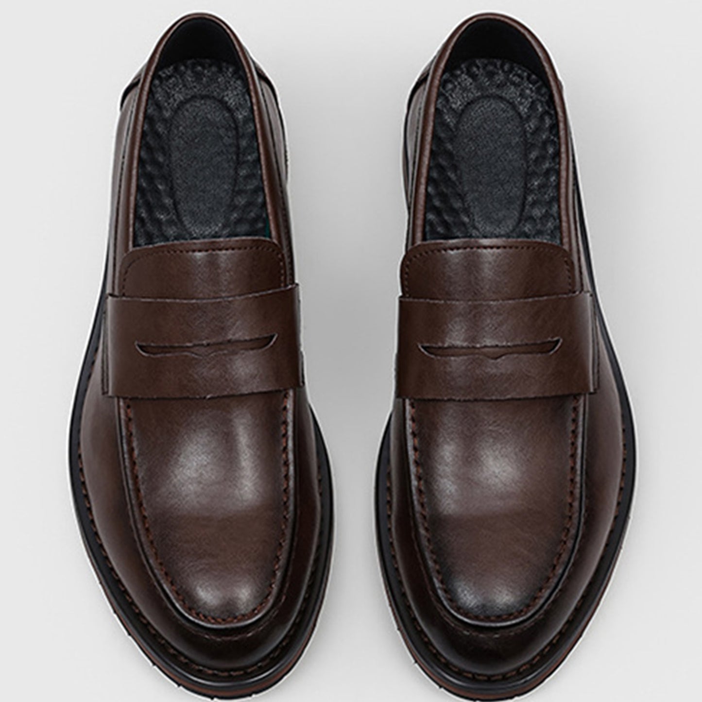 Classic Men's Loafer with Signature Strap Design