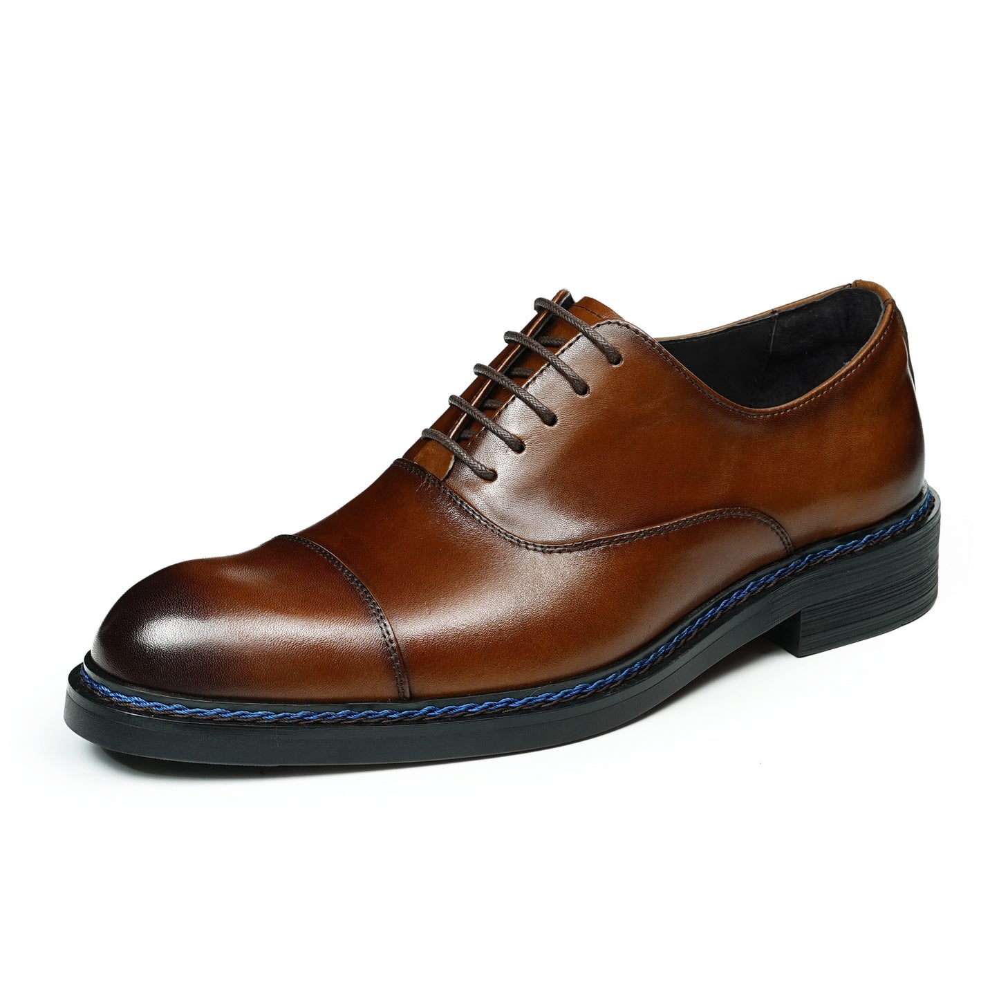 Men's Oxford Shoes: Artisan Stitching & Refined Toe Architecture