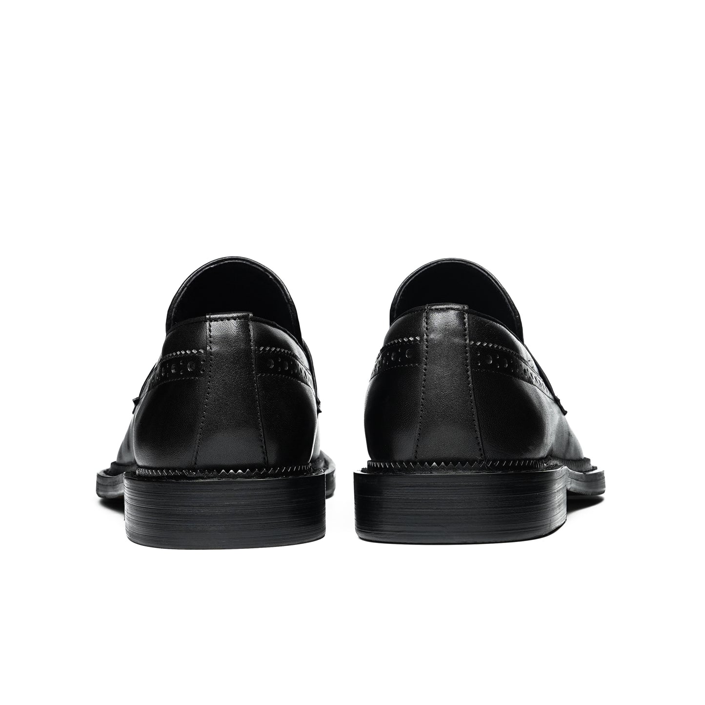 Artisan-Carved Men's Loafers: Intricate Brogue Artistry & Effortless Sophistication