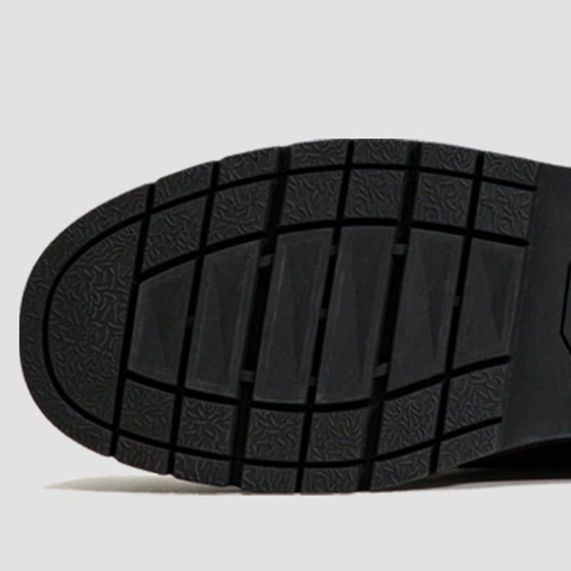 Men's Moccasins Shoes Crush on Retro: Rounded Toe Comfort & Sturdy Sole Design