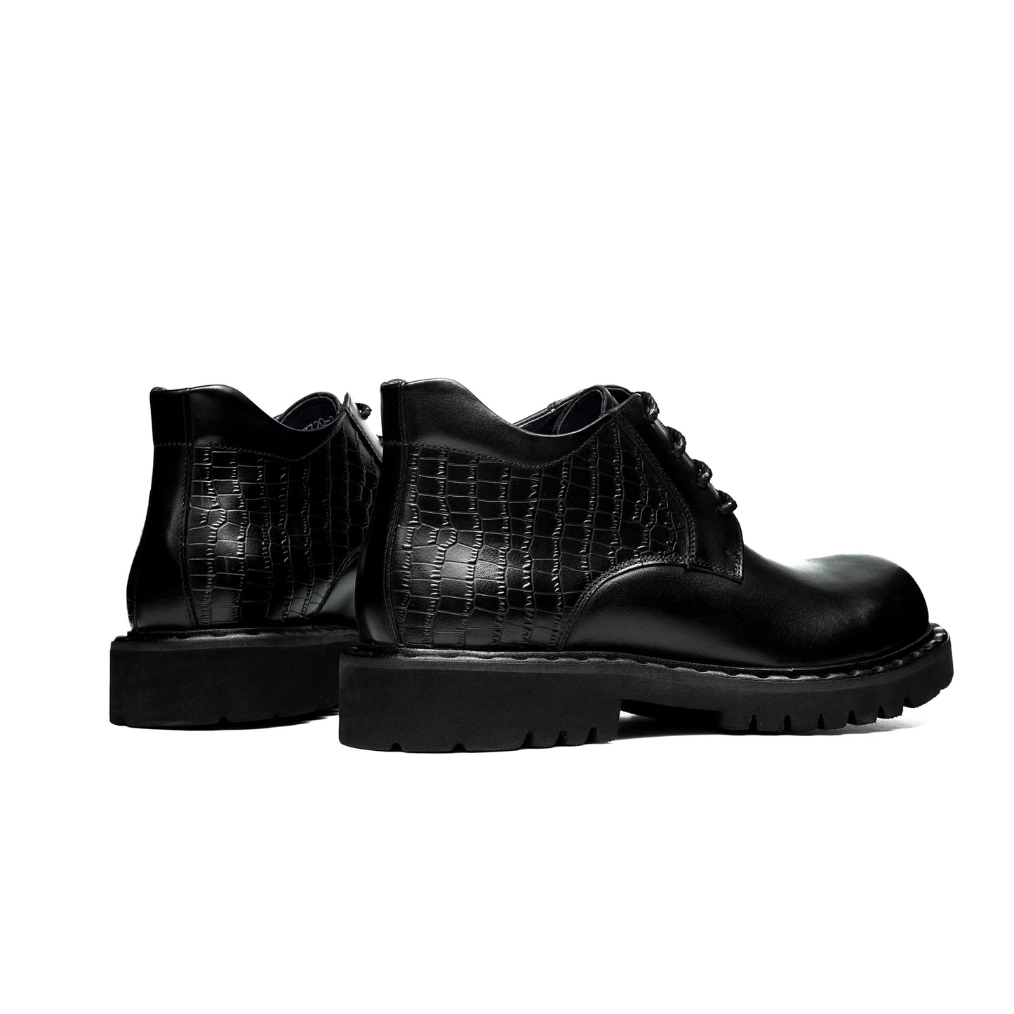 Men's Martin Boots Urban Rhythm: Textured Harmony & Bold Sole Composition