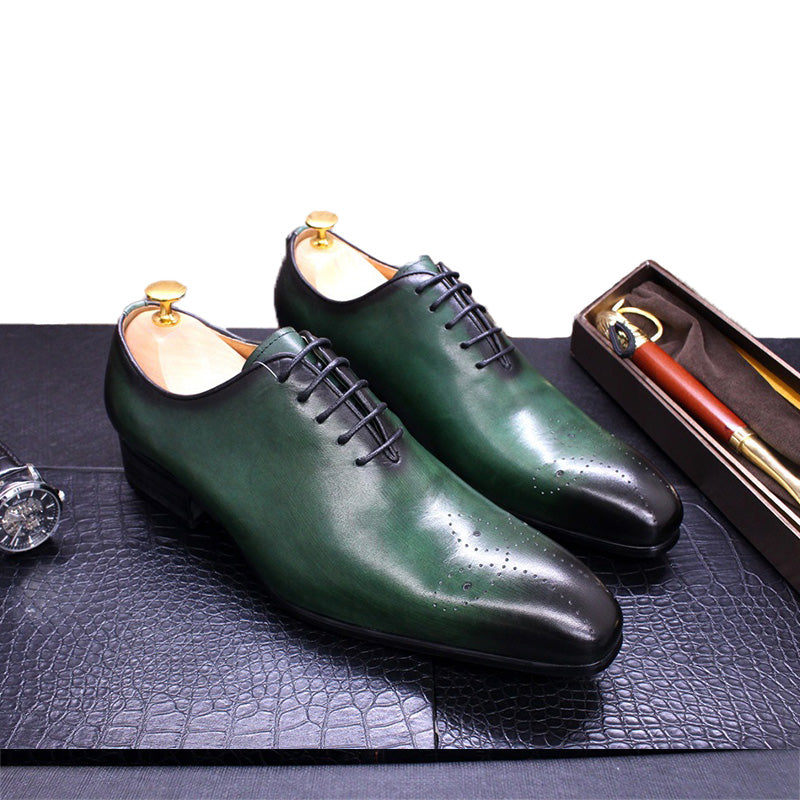 Men's Oxford Shoes Classic Brogue Handcrafted