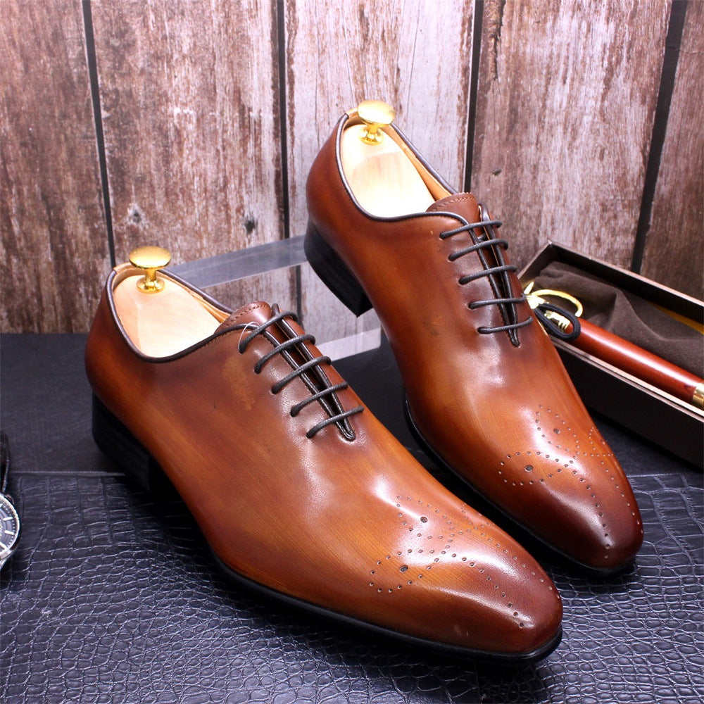 Men's Oxford Shoes Classic Brogue Handcrafted